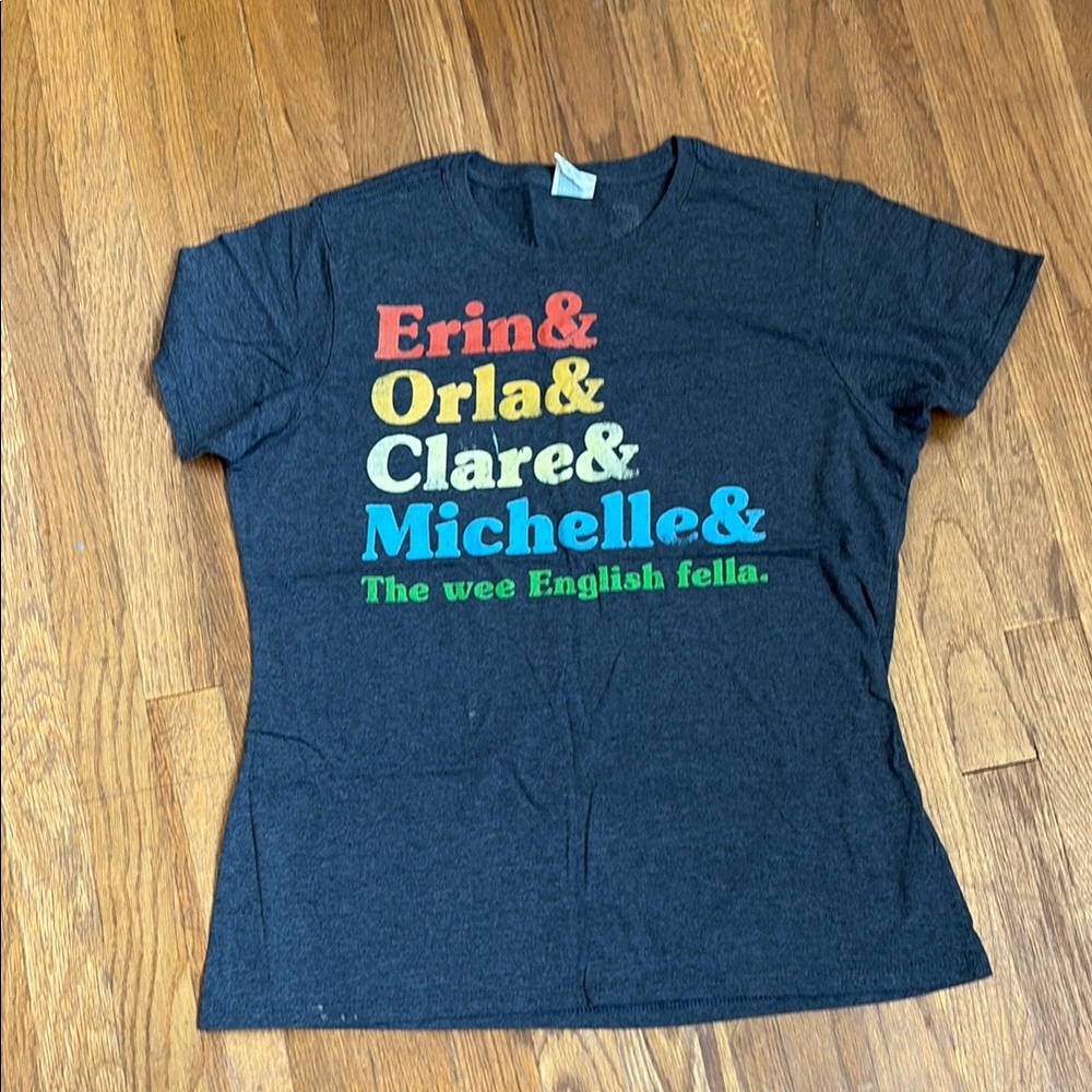 Derry Girls Graphic Tee with Colorful Text